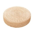 thumbnail image 2 of 2Pieces Japanese Flat Seat Cushion Handcrafted Breathable Straw Cushion Tatami Floor pillow insserts for Home Decorative Seat, 2 of 8