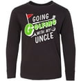thumbnail image 3 of Inktastic Going Golfing with my Uncle- kids golf Long Sleeve Youth T-Shirt, 3 of 5