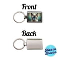 thumbnail image 4 of Siamese Cat Abstract Stylized Art Metal Rectangle Keychain, 4 of 7