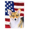 thumbnail image 1 of "Treasures BB9642GF Pembroke Corgi Bandera patriótica decorativa para exteriores, tamaño jardín, multicolor" Caroline's Treasures BB9642GF, 1 of 1