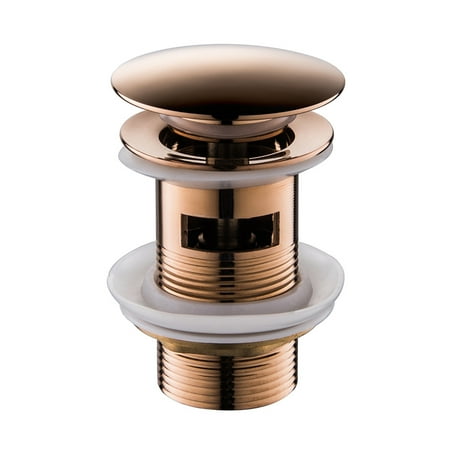 

Basin Filter Pop Up Copper Sink Waste Strainer Reusable Drain Hair Stopper TZ