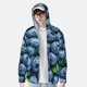 thumbnail image 2 of Fotbe Fresh Blueberries Chaqueta con Protección Solar UPF 50+ para Hombre y Mujer, Camisa con Capucha y Bolsillos-Small, 2 of 7