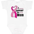 thumbnail image 3 of Inktastic Breast Cancer Awareness I Support My Mom with Pink Ribbon Boys or Girls Baby Bodysuit, 3 of 5