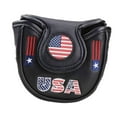 thumbnail image 1 of Mazo De Golf Putter Head Cover Protección Resistente Al Agua Golf Club Headcover Negro, 1 of 8