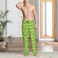 thumbnail image 5 of Uemuo Daisies Flowers Pattern Men's Wide Leg Palazzo Lounge Pants with Pockets Light Weight Loose Comfy Casual Pajama Pants-XX-Large, 5 of 9