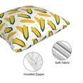 thumbnail image 4 of Throw Pillow Covers, Cute Corn Food Soft Square Pillow Cases with Invisible Zipper for Couch Bed Sofa, Farmhouse Fall Home Decor 16"x16", 4 of 7