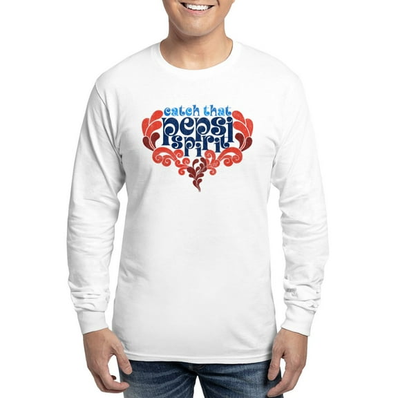 CafePress - Catch That Pepsi Spirit Long Sleeve T Shirt - Unisex Cotton Long Sleeve T-Shirt