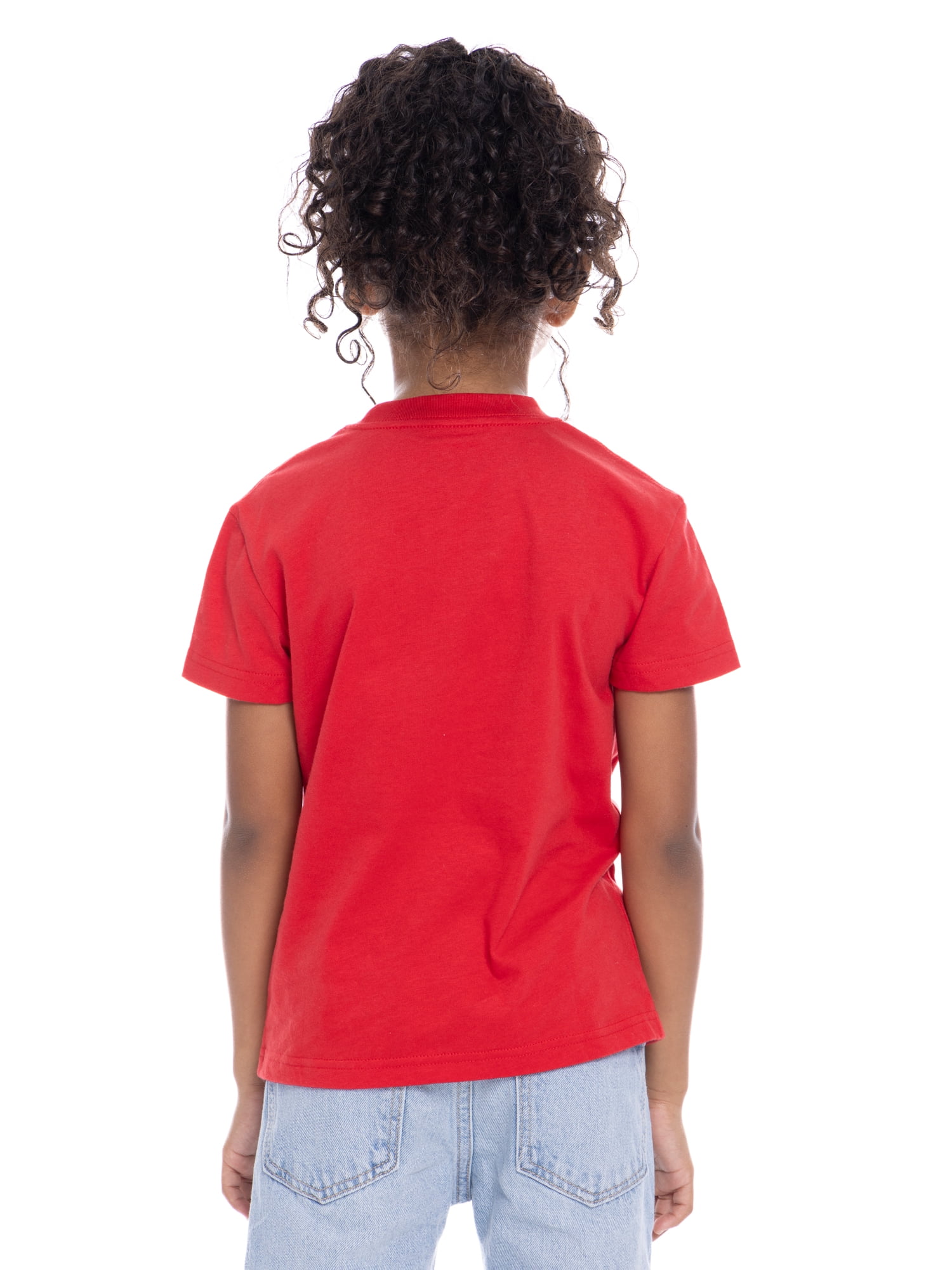 Bluey Bingo Kids Family Valentine's Day Short Sleeve T-Shirt, Sizes 4-16