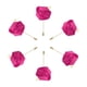 thumbnail image 1 of Ramilletes de Rosa Unique Bargains 6 Pcs Ceremonia de Boda Aniversario Cena Formal Rojo Rosa, 1 of 5