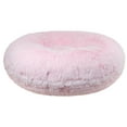 thumbnail image 3 of Bessie and Barnie Signature Bubble Gum Luxury Shag Extra Plush Faux Fur Bagel Pet/ Dog Bed, 3 of 6