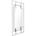 thumbnail image 3 of Camden Isle 86409 29 x 42 in. Kinney Rectangular Wall Mirror, Silver, 3 of 4