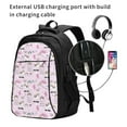 thumbnail image 2 of Salouo No Drama Llama Pattern Extra Large Travel Laptop,Backpack with USB Charging Port College Backpack Business Work Bag Casual Daypack Fits for Men & Women, 2 of 7