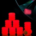 thumbnail image 6 of GLFILL 4Pcs/Set Glowing In Dark Universal Fluorescent Car Wheel Tire Valve Cover, 6 of 9