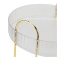 thumbnail image 2 of 2-Tier Makeup Organizer, 360 Degree Rotation, Space Saving, for Bedroom, Bathroom, Kitchen, White, 2 of 4