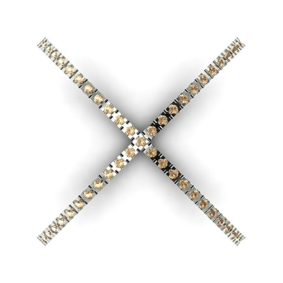 Statement Engagement Ring for Women - 0.245ct Yellow Moissanite in 18K White Gold Promise Ring