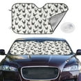 thumbnail image 2 of Haiem Funny Chicken Car Windshield Sun Shade - Blocks UV Rays Sun Visor Protector, Sunshade to Keep Your Vehicle Cool, Universal Fit SUV Van Sedan-Medium, 2 of 7