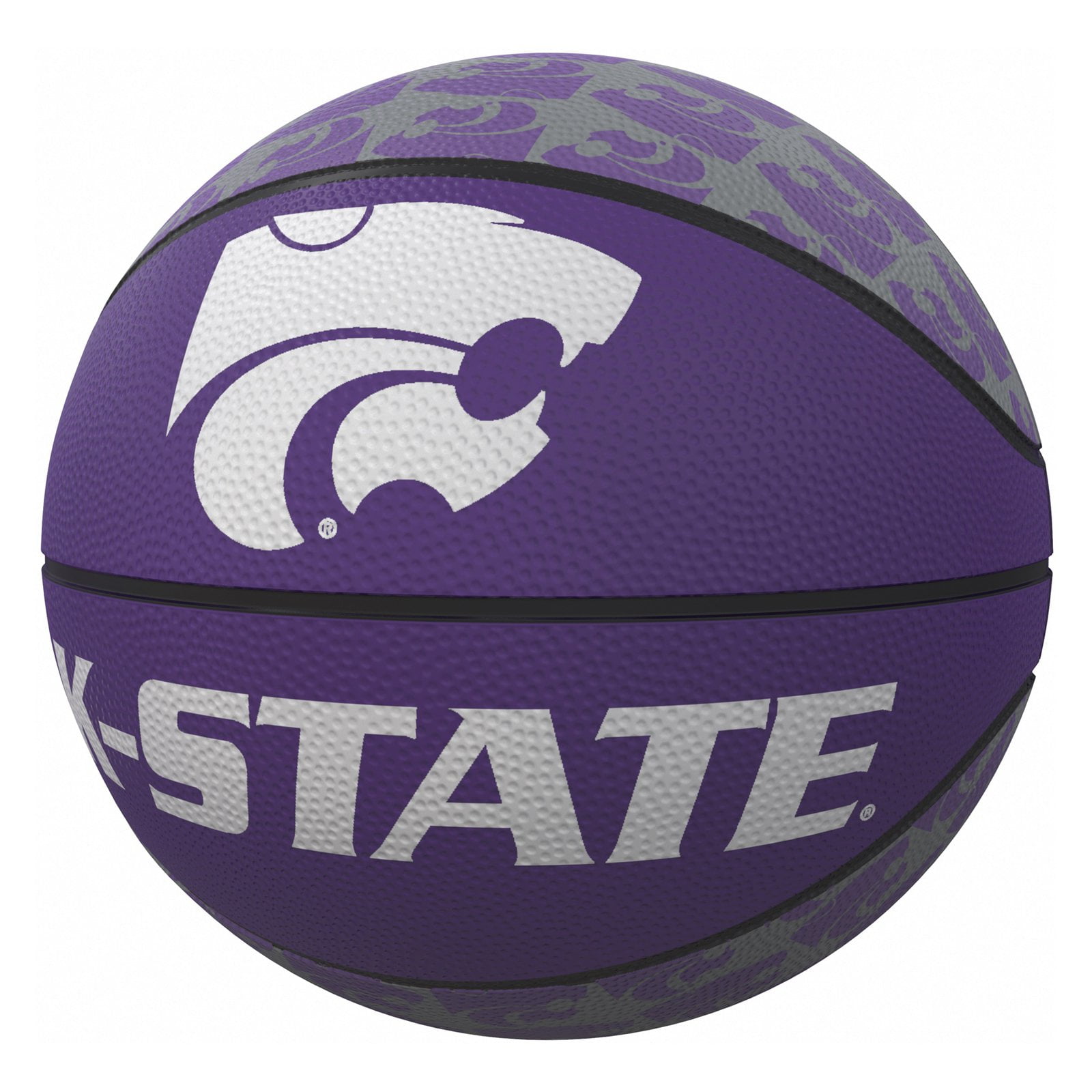 KS State Wildcats Repeating Logo MiniSize Rubber Basketball