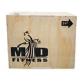 thumbnail image 3 of Banco step MDFitness para ejercicio 3 alturas 24x20x16 pulgadas Caja Pliométrica Banco de madera, 3 of 4