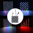 thumbnail image 4 of Pantalla de píxeles LED WS2812B Programable a todo Color RGB Flexible PCB Negro 8x8cm Gloria Panel de matriz de píxeles, 4 of 9