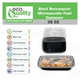 thumbnail image 2 of 38 oz Reusable Food Storage 100 Pack Containers with Lids by EcoQuality – Rectangular BPA Free Freezer, Microwave & Dishwasher Safe – Airtight & Watertight Stackable, Lunch Meal Prep, To-Go, Bento, 2 of 3