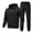 c01Black, variant on LNWUY Sweatsuits for Men 2 Piece Hoodie Men's Jogging Tracksuit Set Casual Athletic Long Sleeve Outfit Pullover Suit Set Red XL