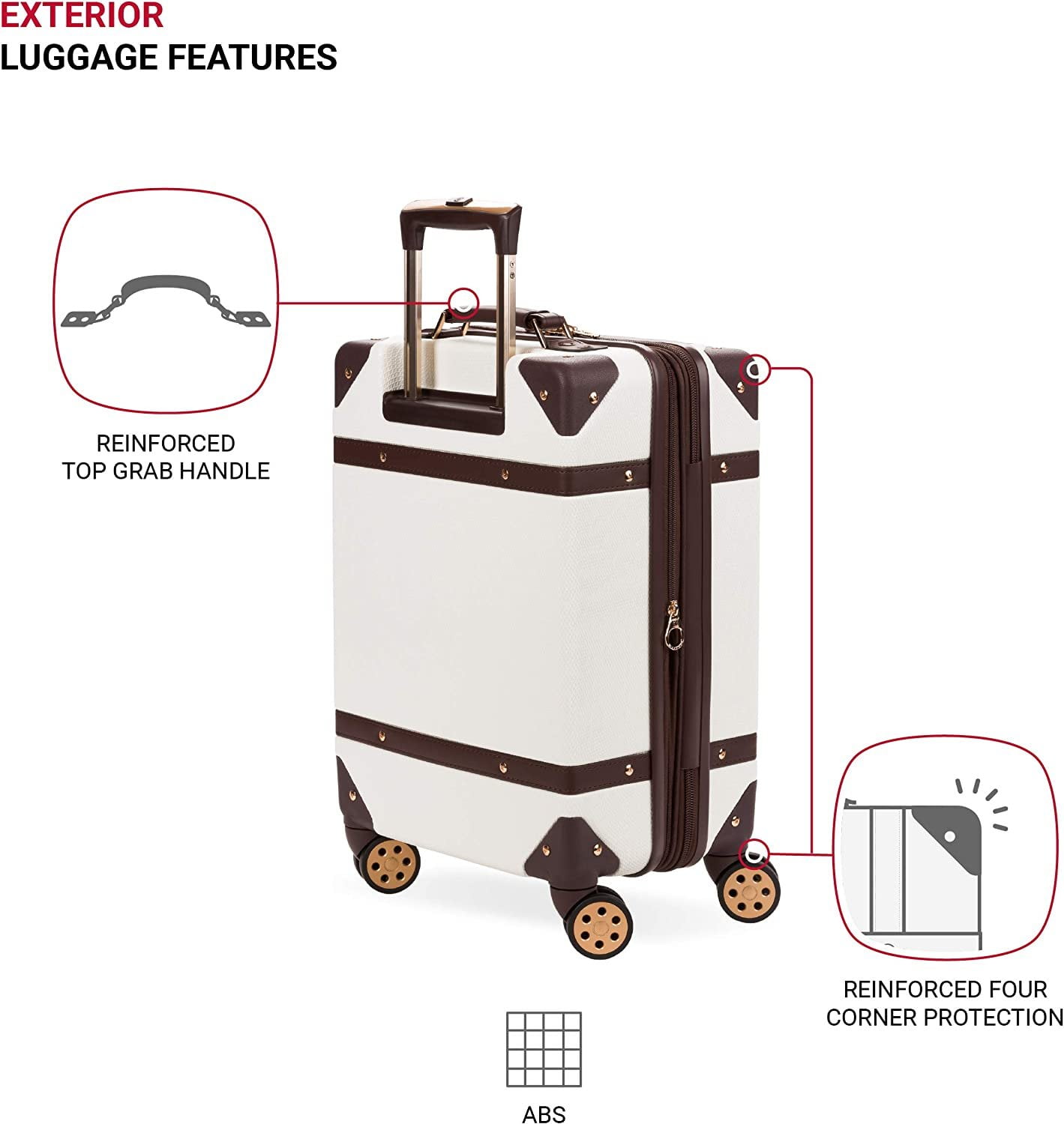 Shop SwissGear 7739 Trunk, Hardside Spinner L – Luggage Factory