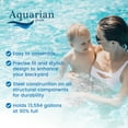 thumbnail image 2 of Aquarian Khaki Venetian 18' x 52" Steel Frame DIY Family Above Ground Pool, 2 of 6