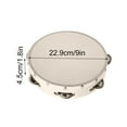 thumbnail image 2 of 4/6/7/8/9/10 Inch Hand Tambourine Aluminum Alloy, 2 of 6