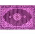 thumbnail image 1 of Ahgly Company Indoor Rectangle Medallion Pink Traditional Area Rugs, 7' x 10', 1 of 4