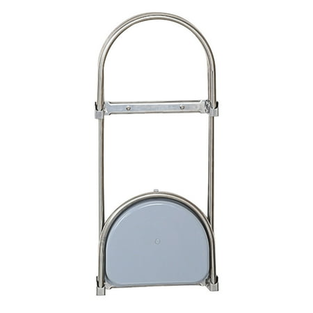 

Creative Foldable Wall-mounted Stainless Steel Umbrella Stand (Silver Sky-blue)