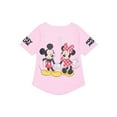 thumbnail image 4 of Mickey and Minnie Girls Graphic Baseball Jersey, Sizes 4-16, 4 of 5