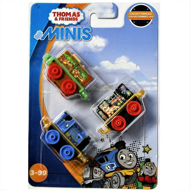 Thomas & Friends Ready to Play Minis 3 Pack Model Train Locomotives ...