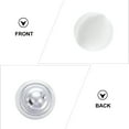 thumbnail image 2 of 15Pcs Tuxedo Buttons Bridal Buttons Cloth Covered Metal Buttons (White), 2 of 8