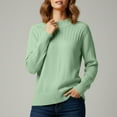 thumbnail image 2 of Women's Turtleneck Sweater Solid Basic Casual Long Sleeve Knit Pullover Sweaters Fall Winter Oversize Jumper Top 2025, 2 of 4
