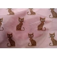 thumbnail image 4 of oneOone Tissu en Coton et Soie Imprimé Chat Ikat Largeur 42 Pouces, 4 of 4