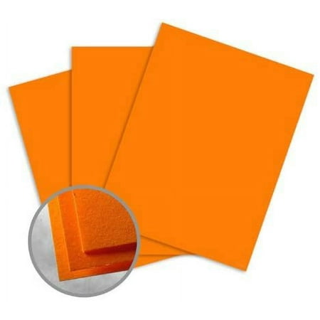 Astrobrights Cosmic Orange Paper - 8 1/2 x 14 in 60 lb Text Smooth 500 per Ream