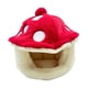 thumbnail image 3 of Nido para gatos domésticos,Cama para mascotas suave y semicerrada con forma de hongo,Tienda de campaña portátil para gatos,cama para dormir y escondite cálido,Casa cueva con cama para gatos, 3 of 7
