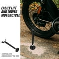 thumbnail image 3 of SHOWERORO 1Set Iron Motorcycle E Track Wheel Chock for Portable On-the-go Repairs Support, 3 of 8