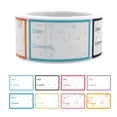 thumbnail image 2 of Blank Date Labels, Adhesive Stickers, Stationery & Planner Organizer Labels Colorful Bordered Write On Labels, C, 2 of 5