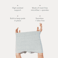 thumbnail image 3 of Frida Mom Disposable Postpartum Underwear for Women, Boyshort, One Size Petite (8 Count), 3 of 6