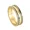 Gold, variant on Women Stainless Steel Personality Creative Hip Hop 6mm Piano Musical Roman Numerals Ring Promise Wedding Band Gold Size 9