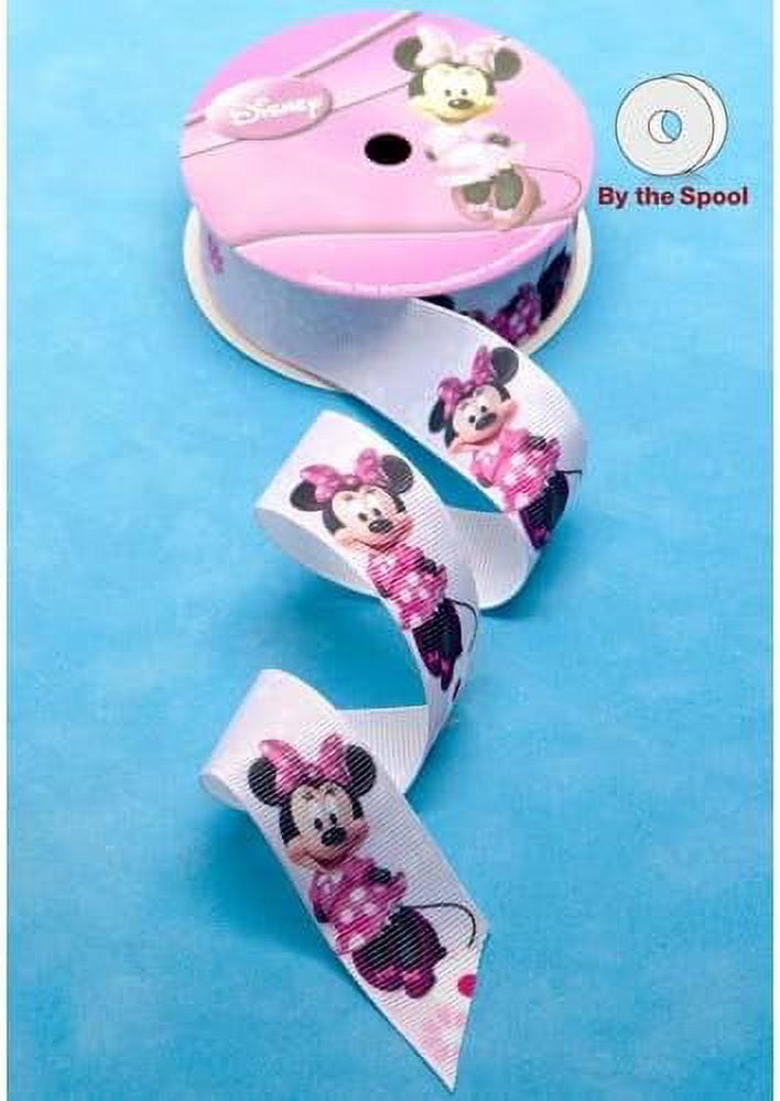 2016 Pink Disney Minnie Mouse Ribbon 1 inch by 3 yards - Walmart.com