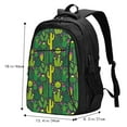 thumbnail image 5 of Disketp Cactus 1 Travel Laptop Backpack, Laptops Backpack with USB Charging Port, Water Resistant Computer Bag Gift for Men & Women, 5 of 7