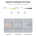 thumbnail image 7 of 32In Flush Mount Ceiling Fan with Lights and APP Remote Control,Modern Flush Mount 3 Color 6 Speeds Dimmable Round Low Profile Ceiling Fan with Lights for Bedroom Children's Room Dining Room Living, 7 of 7