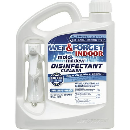 1PK Wet & Forget 64 Oz. Mold & Mildew Cleaner 802064 Pack of 4 802064 600748