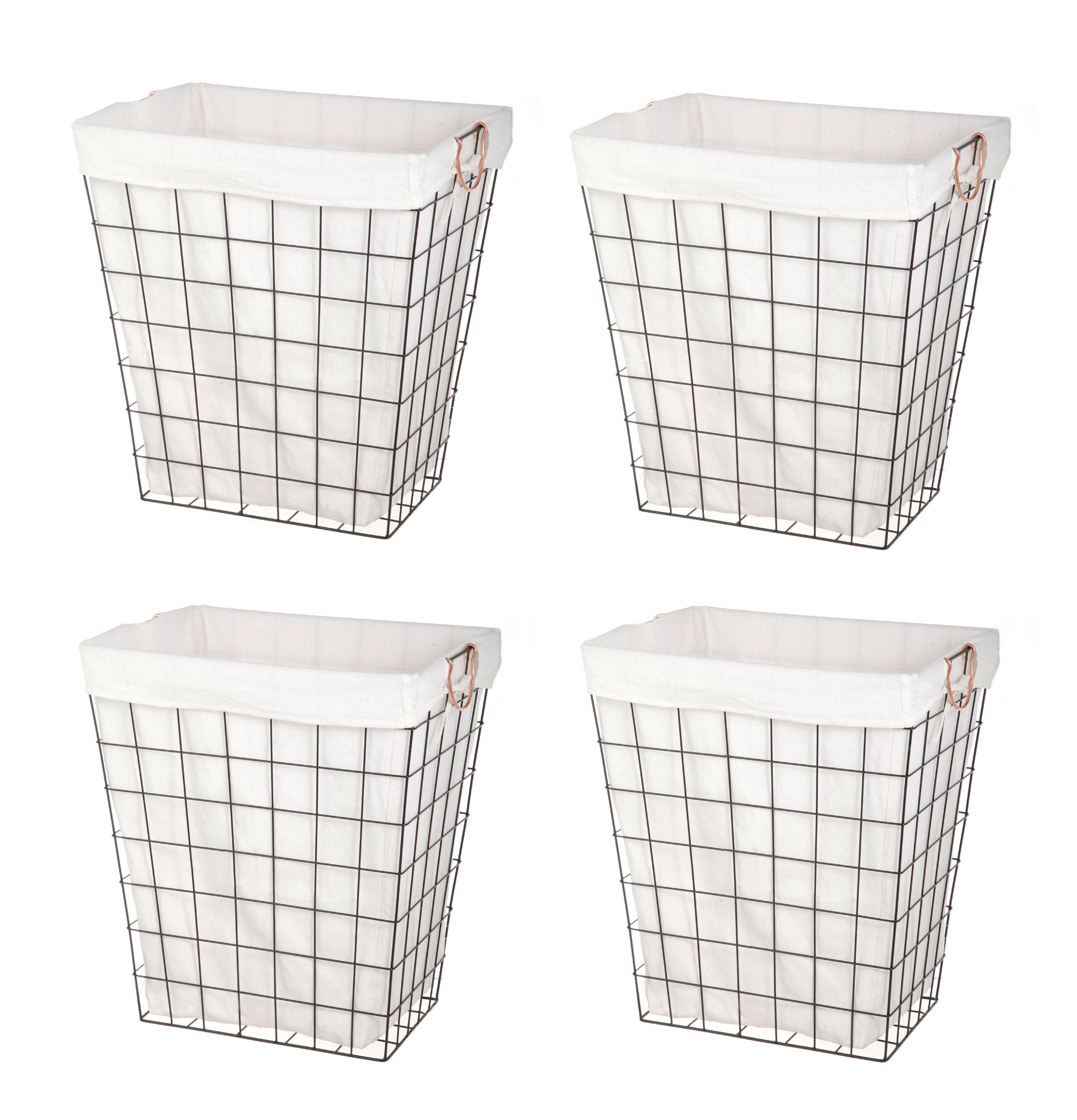 Better Homes&gardens Bhg Rectangle Wire Hamper 4pk