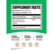 BulkSupplement Milk Thistle Extract Powder - Liver Support - Milk Thistle Supplement (250g - 8.8 oz)