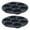 Color:Black, variant on 2Pcs 7 Hole Silicone Muffin Baking Pan Silicone Muffin Cake Tray 7 Hole Nonstick Baking Molds for Air Fryer Treats