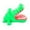 Green, variant on Family Game Night,Kids Biting Hand Toy, Safe Soft Rubber Teeth Prank Board Game, Realistic Model Educational Parent-child Interactive Toy, Portable Desktop Game(Pink)