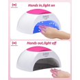 thumbnail image 4 of Lámpara de uñas LIUXGMXG de 48W con 33 Perlas LED para secado de uñas, 4 of 5